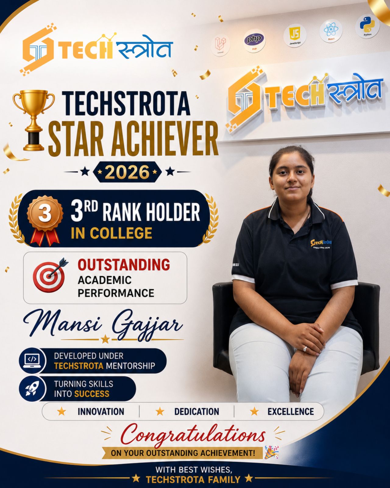 TechStrota Star Achiever Award (2026)